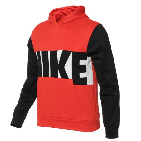 NIKE Training Hoodie Therma Fit Mens BIG & TALL SIZE 3XL Red Chile Pullover NWT - Picture 1 of 11